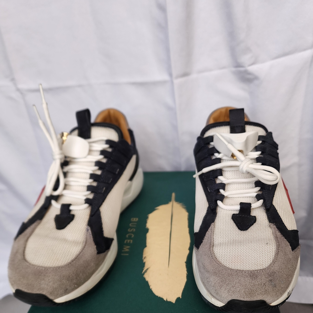 Buscemi Black and White Sneakers Retro-Inspired Design